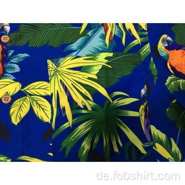 Benutzerdefiniertes Hawaii-Shirt mit Polyesterdruck